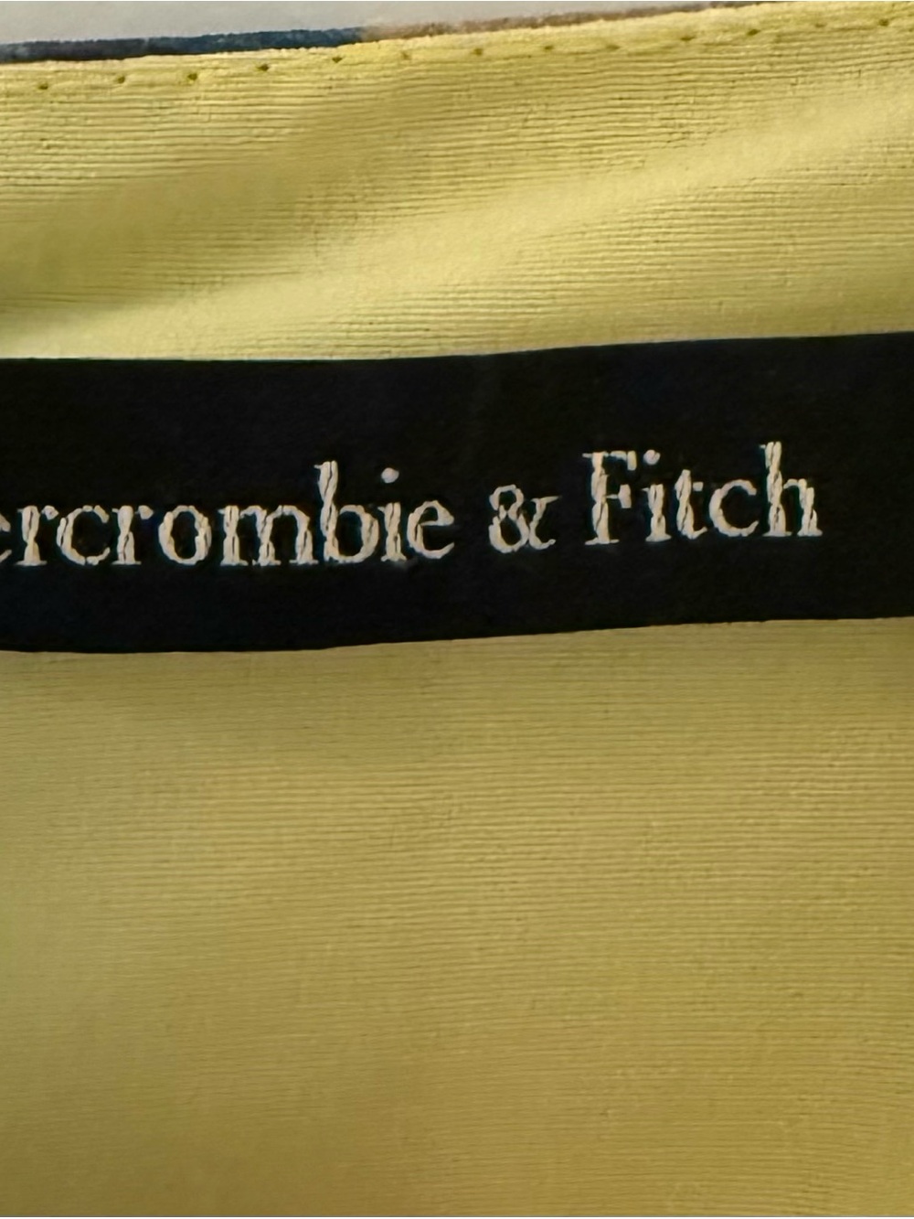 Abercrombie & Fitch Yellow Floral Tiered Maxi Dress with Blue Bloom Print - Picture 4 of 4